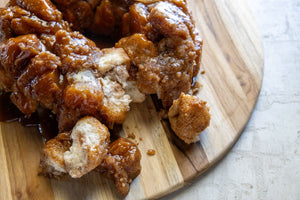 Cinnamon Chip Monkey Bread in the Smoker