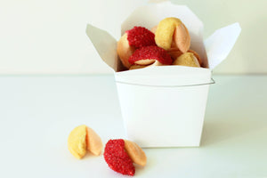 Bring Good Luck with Dipped Fortune Cookies
