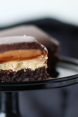 Caramel Shortbread Brownies