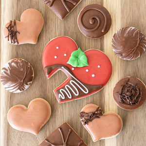 Decorated Chocolate Sugar Cookies with Blyss