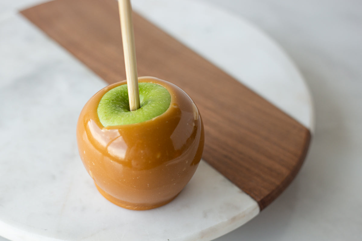 prepping for perfect caramel apples