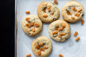 Caramel Chocolate Chip Cookies