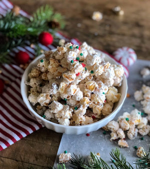 Sugar Cookie Chocolate Covered Popcorn