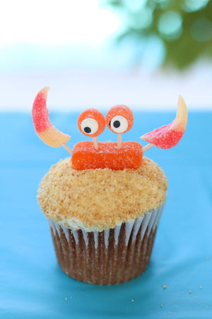 Gummy Crab Cupcake Topper