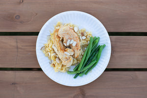 Dutch Oven Almond Chicken