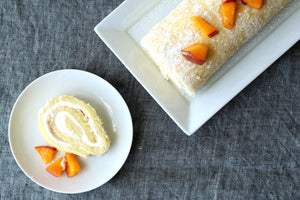Peach Jelly Roll Cake