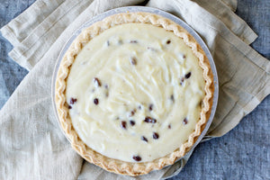 Heirloom Sour Cream and Raisin Pie