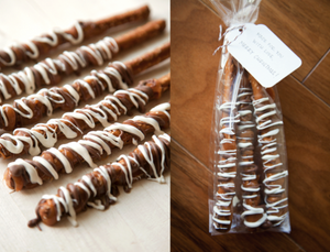 Neighbor Gift Idea - Homemade Chocolate Covered Pretzels
