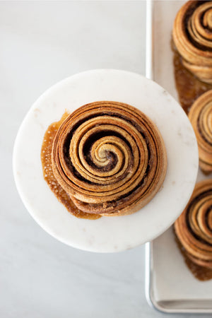 Laminated Brioche Cinnamon Buns