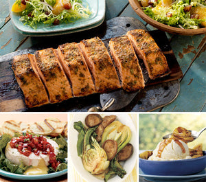 Recipe for Cedar Planked Salmon and Banana Fosters