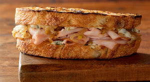 Recipe for Smoked Turkey Sandwich with Blue Cheese