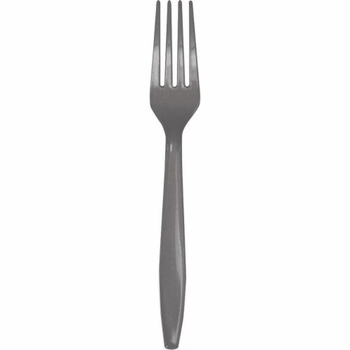 Solid Color Plastic Forks