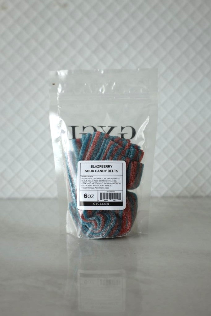 6 oz Blazpberry Sour Belts