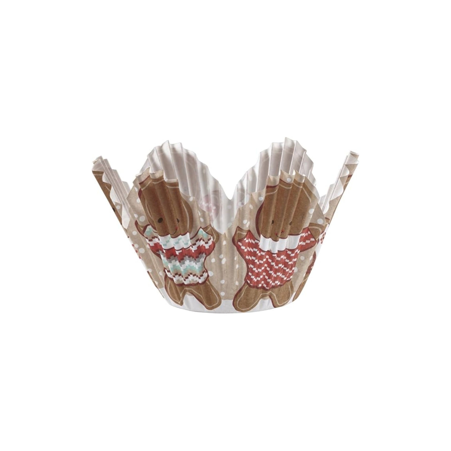 Baking Cups Petal Gingerbread Man