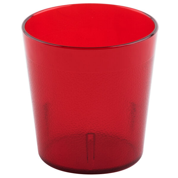Cambro Colorware Pebbled Tumbler - Ruby Red