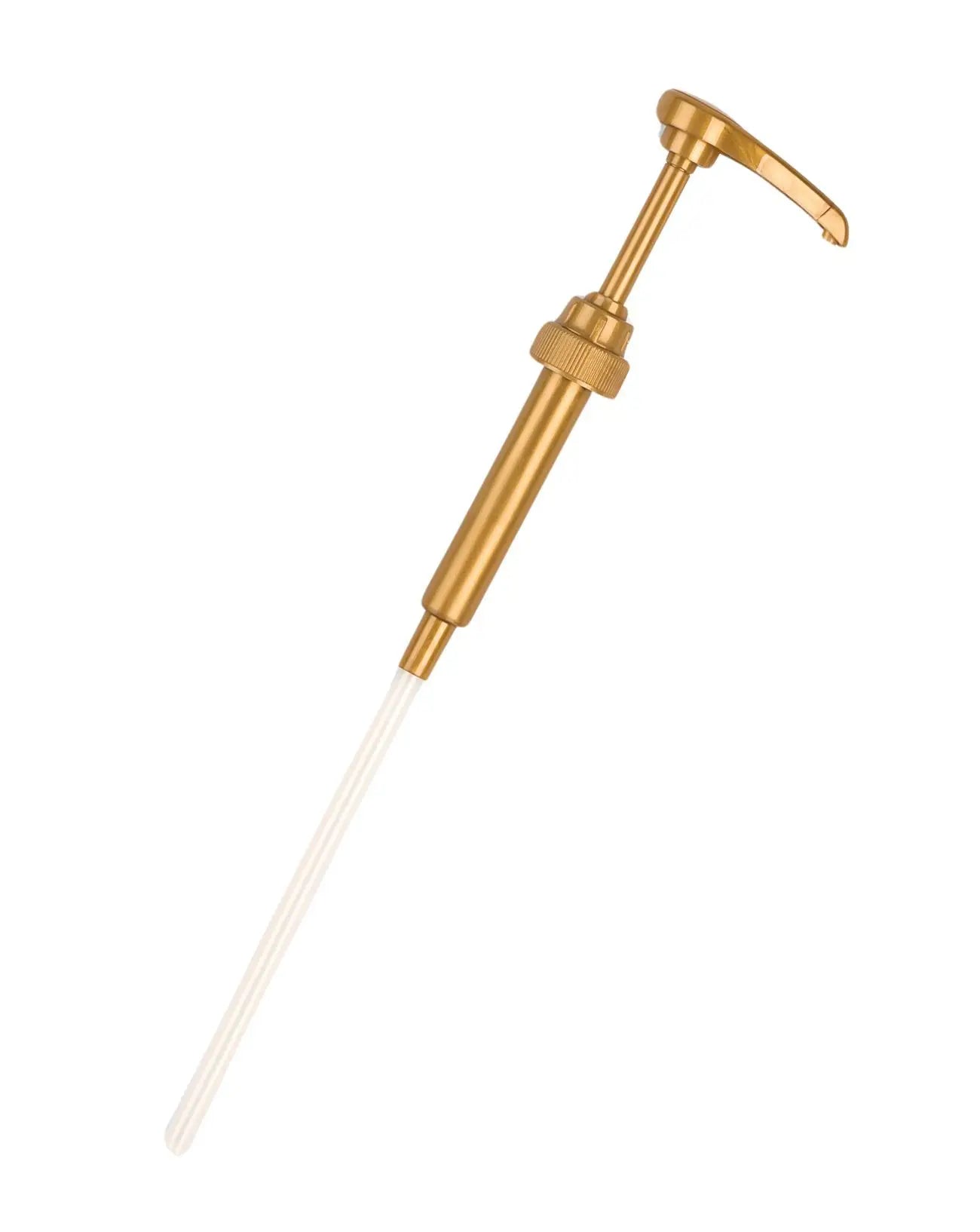 Drink Base Bottle Pump w/Gold Top