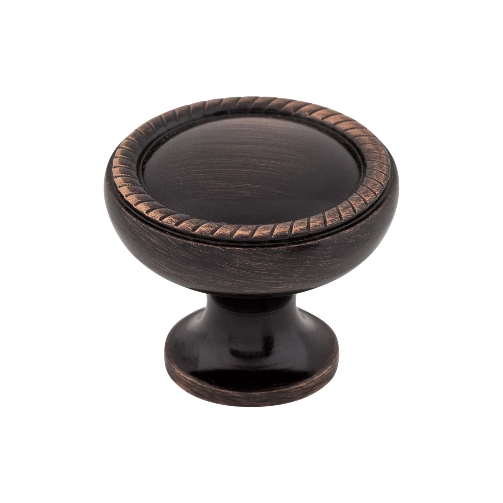 Beaded Knob Tuscan Bronze