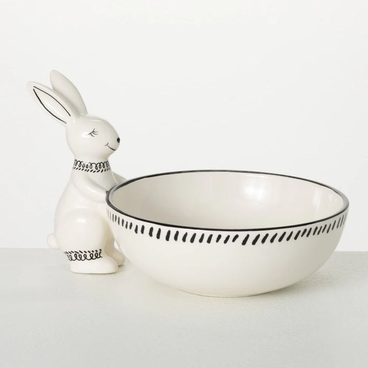 Bunny Bowl Black/White