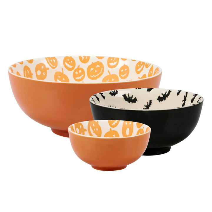Bowl Jack O Lantern 3/cs