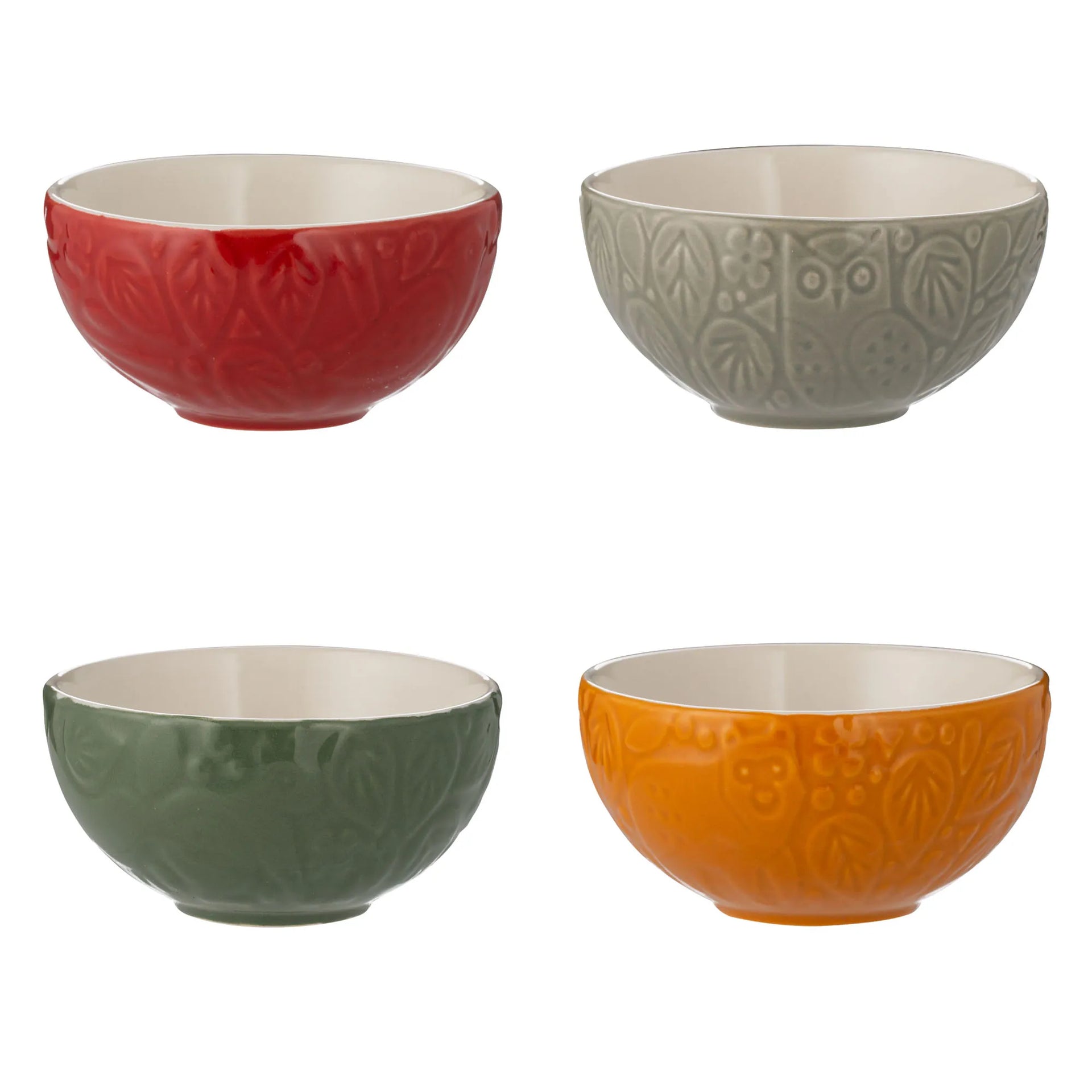 In the Forest Set of 4 Mini Bowls
