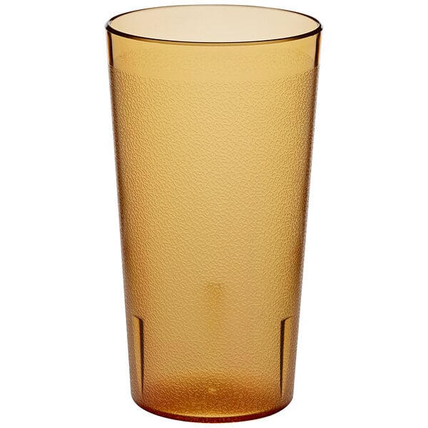 Cambro Colorware Pebbled Tumbler - Amber