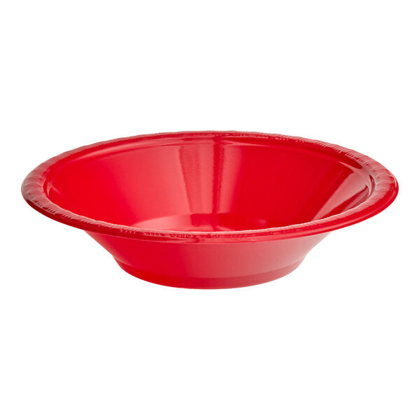 Solid Color 12oz Plastic Bowls