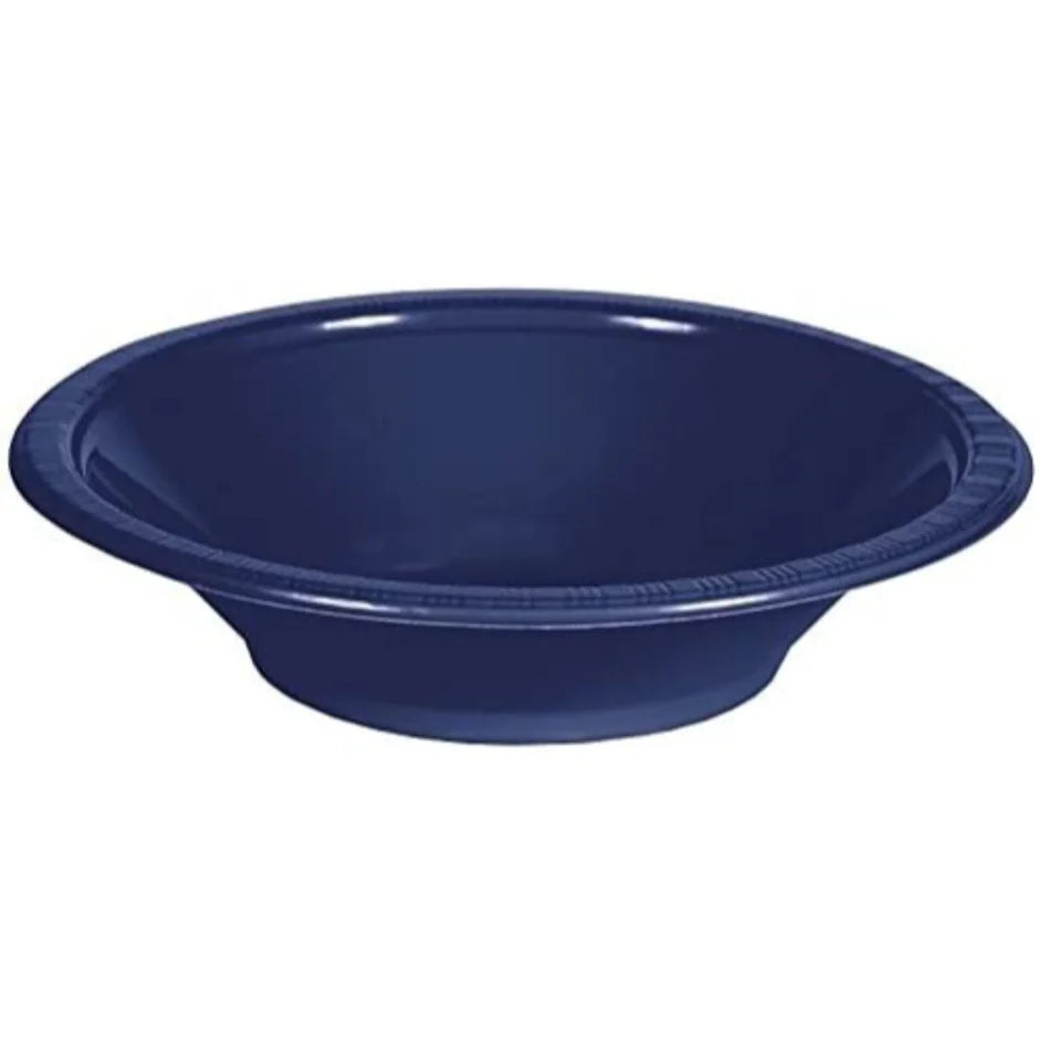 Solid Color 12oz Plastic Bowls