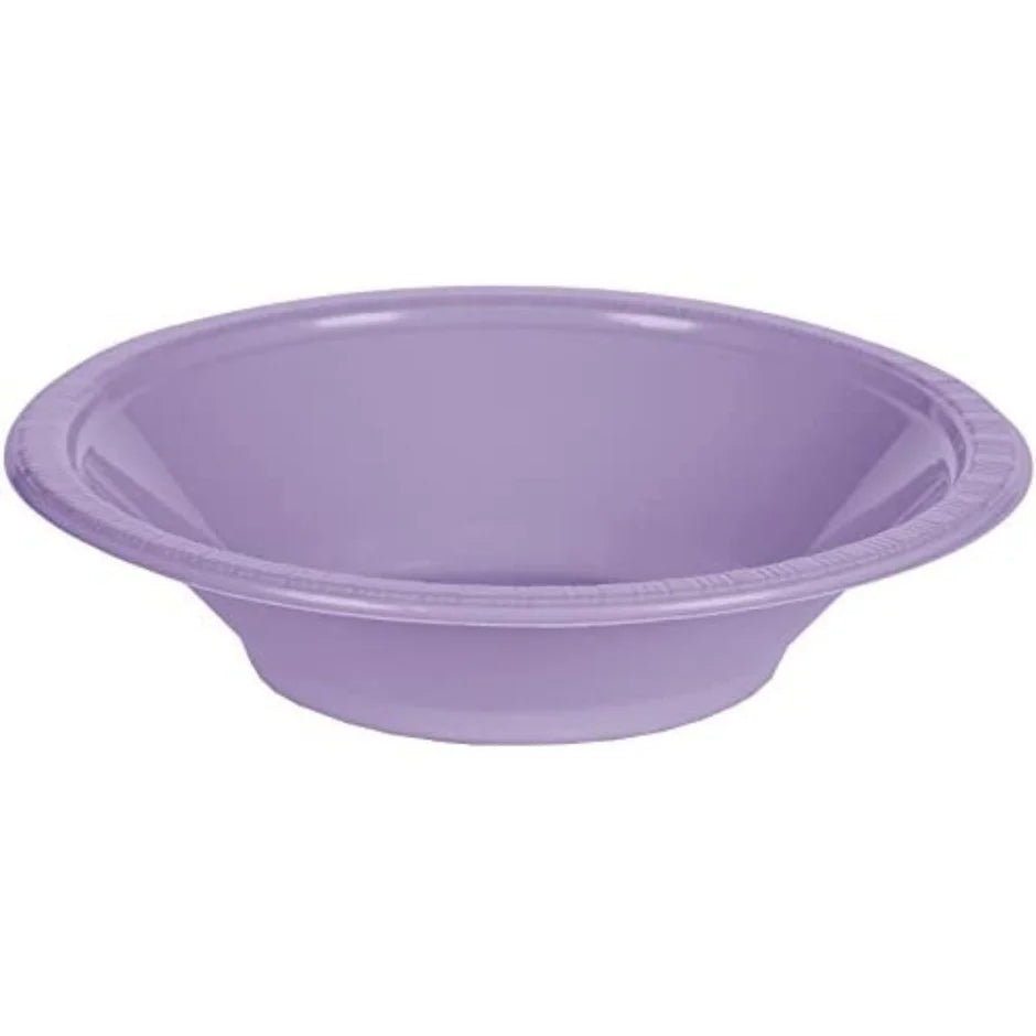 Solid Color 12oz Plastic Bowls