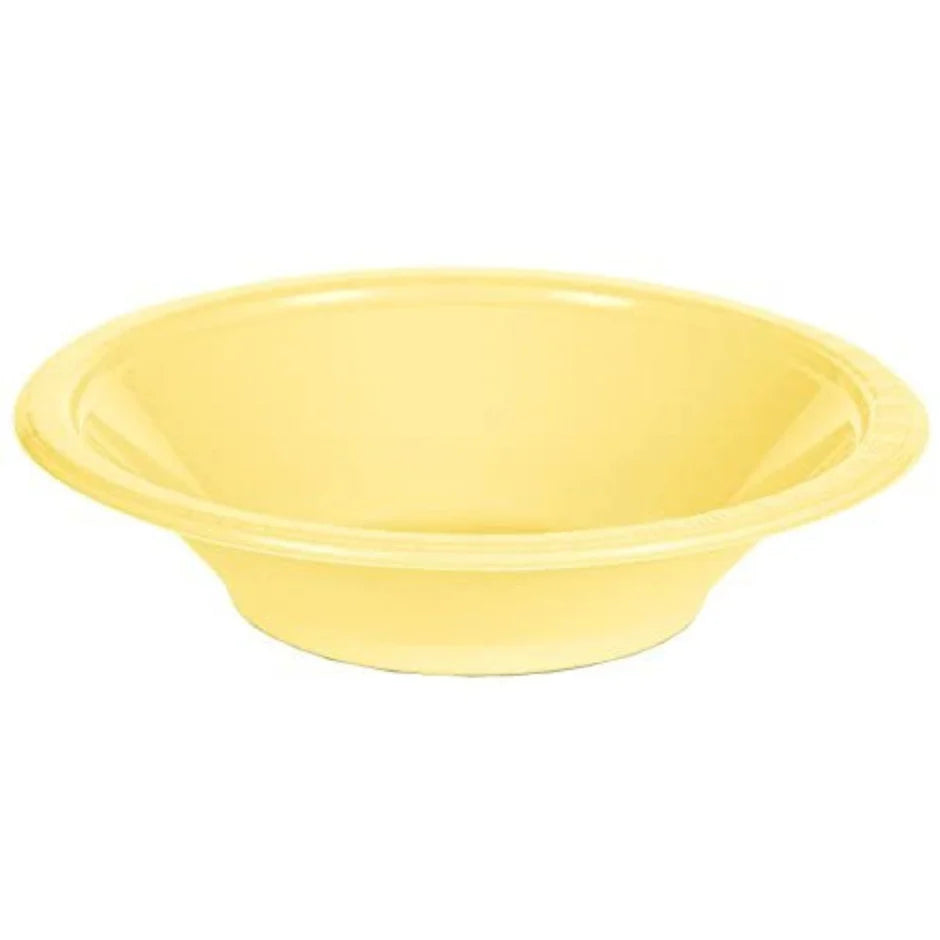 Solid Color 12oz Plastic Bowls
