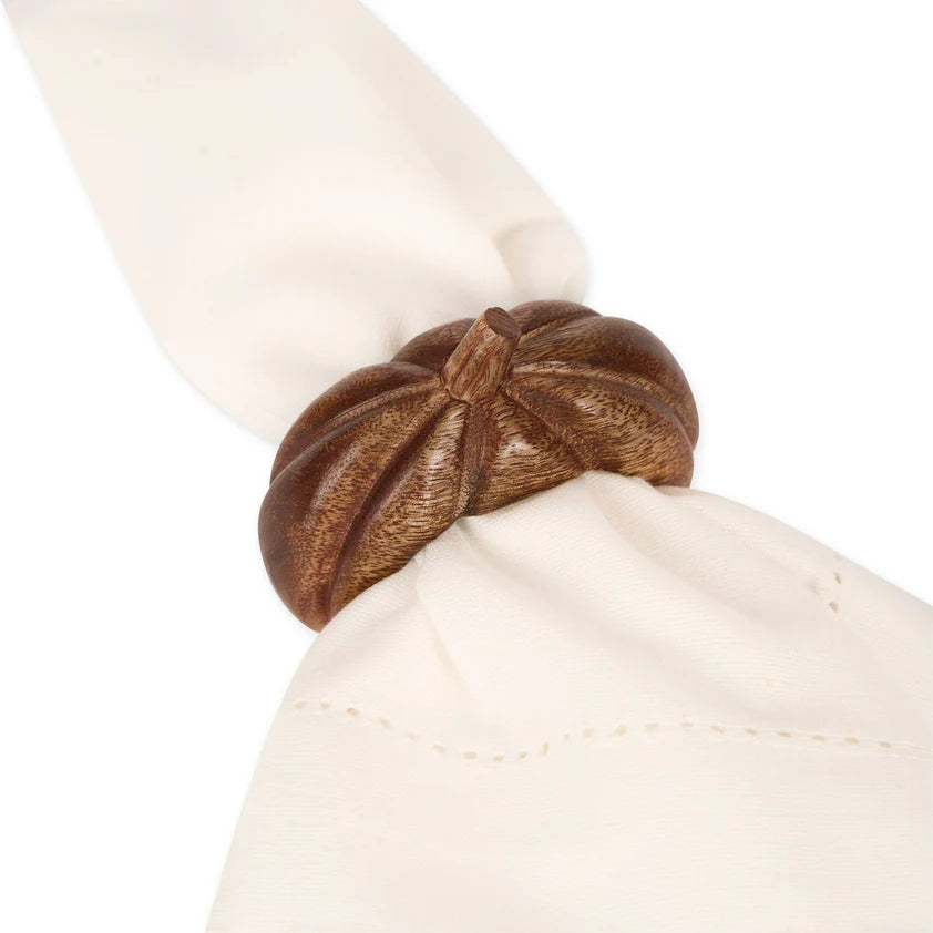 Wood Pumpkin Napkin Ring