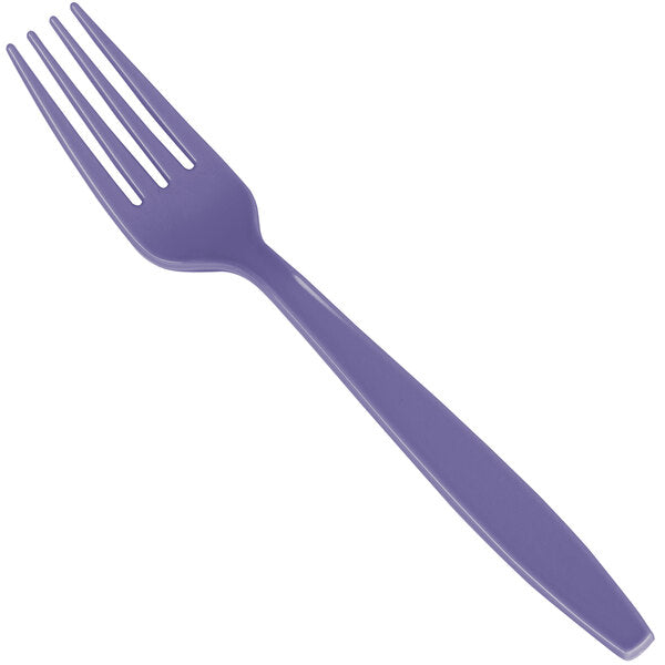 Solid Color Plastic Forks