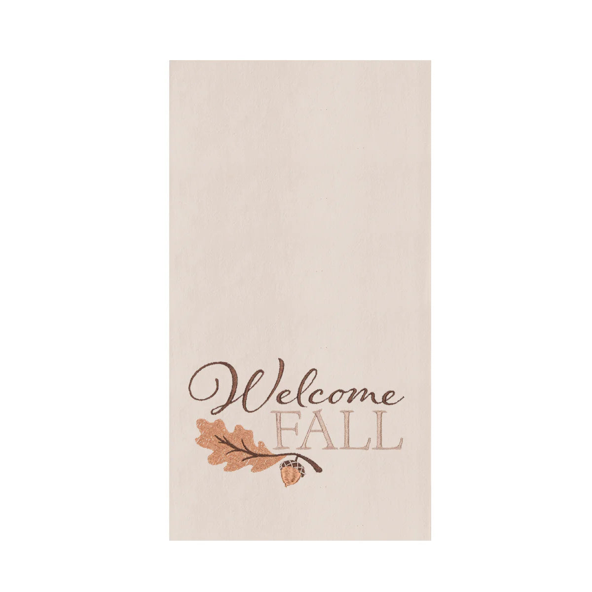 Welcome Fall Acorn Kitchen Towel