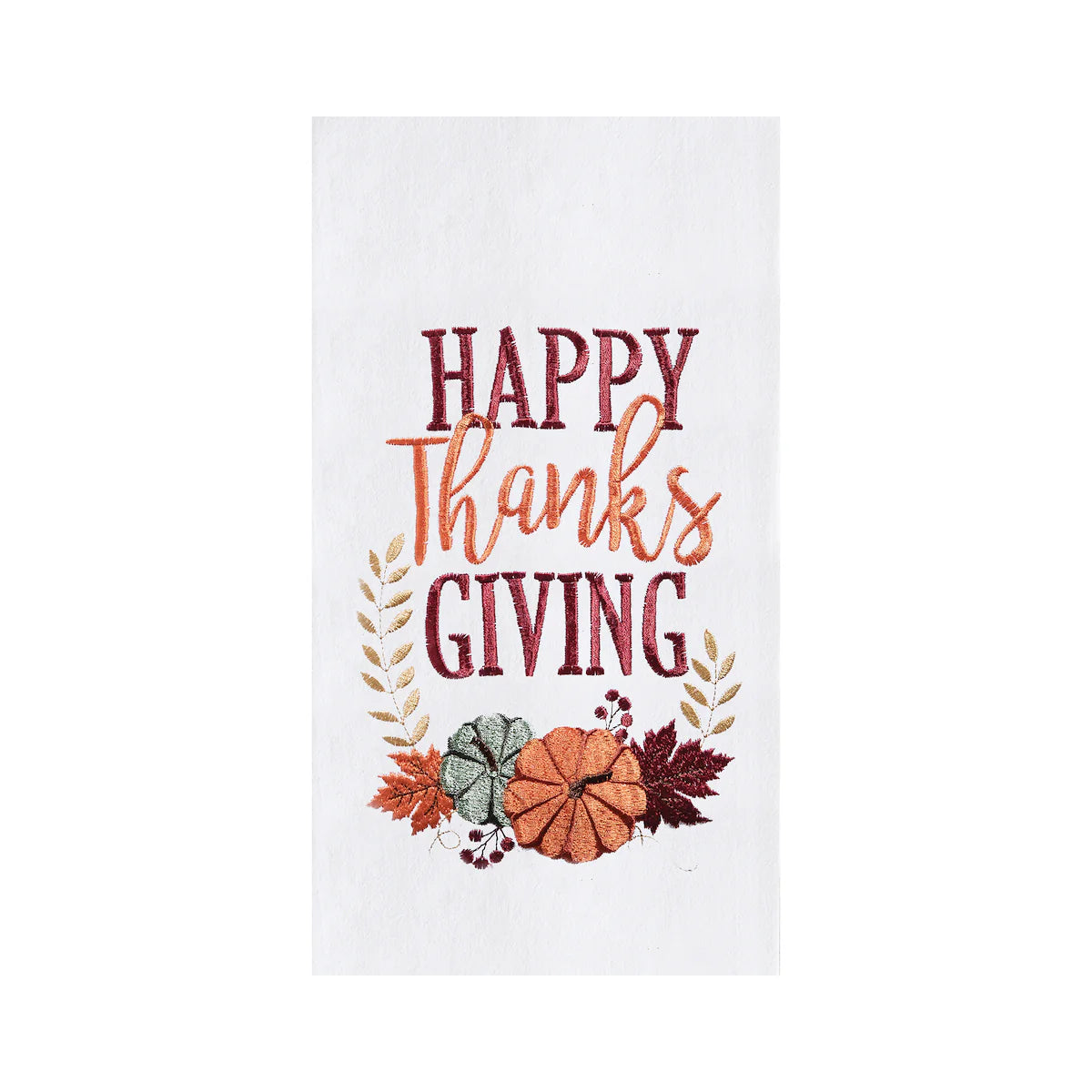 Happy Thanksgiving Pumpkin Kitchen Towel