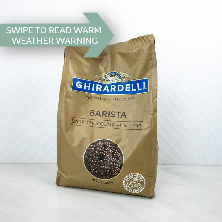 Ghirardelli Barista Tiny Dark Chocolate Chips - 5 Lb Bag