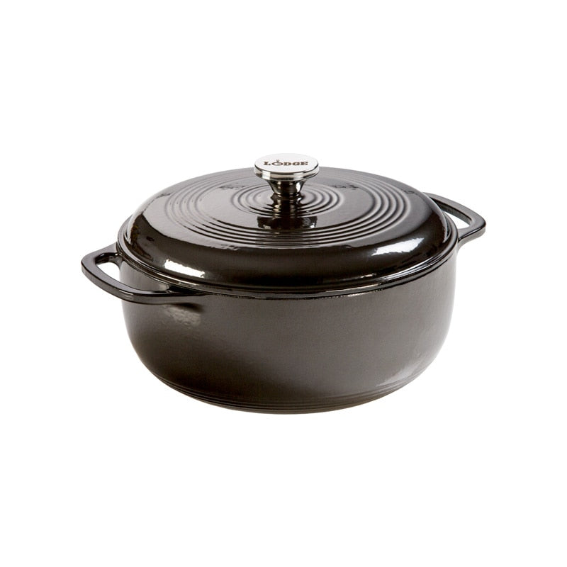 Lodge QT Midnight Chrome Enamel Dutch Oven – Gygi