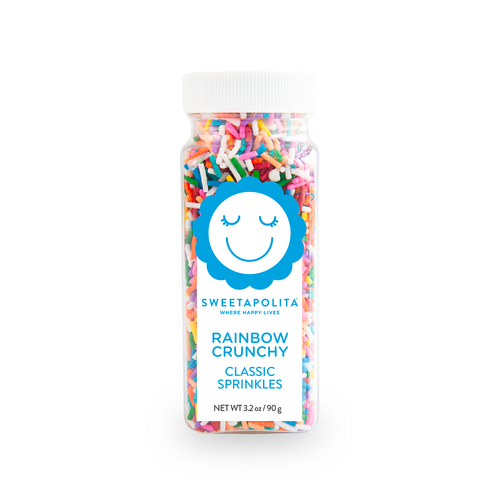 Sweetapolita Rainbow Crunch Sprinkles 4oz