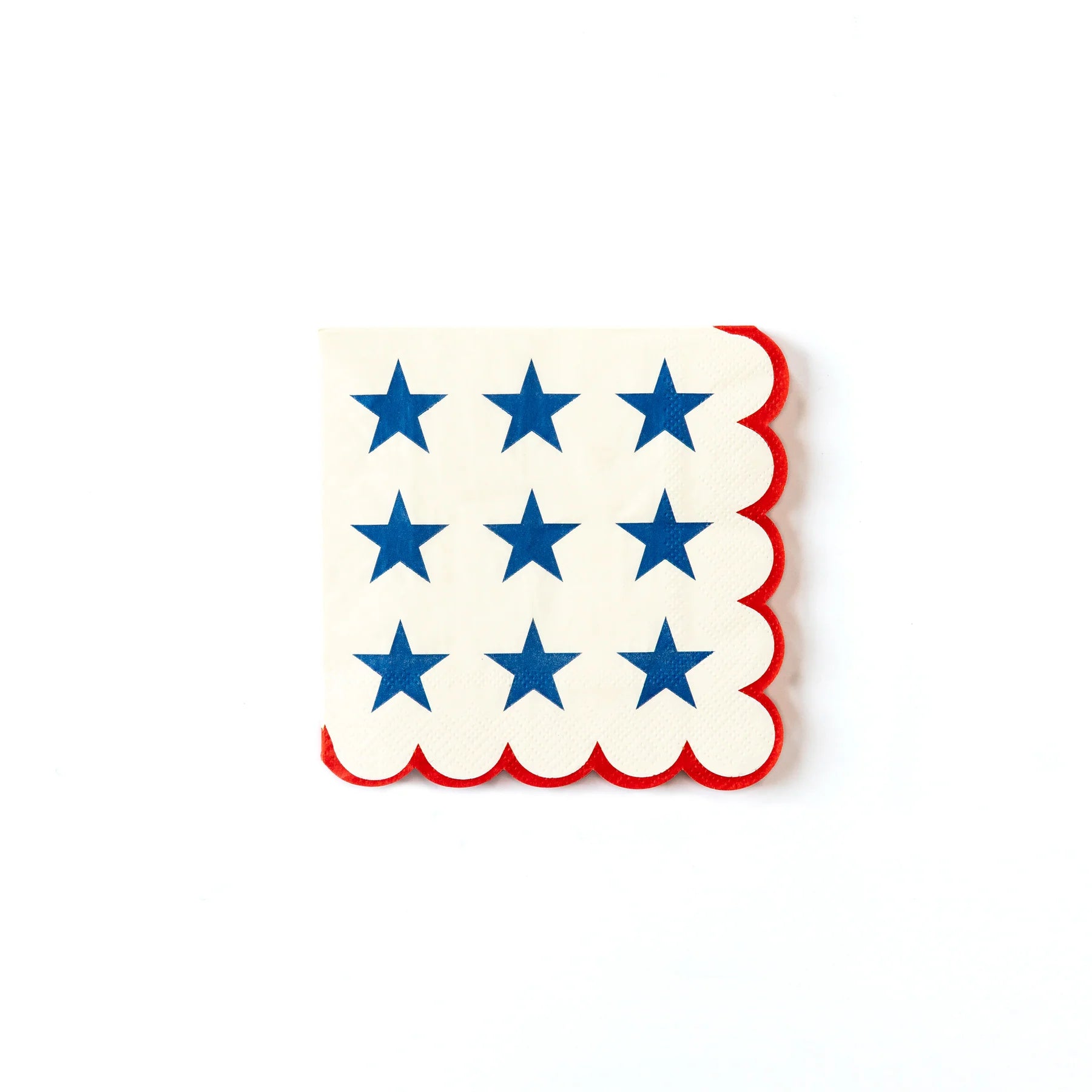 Stars w/Scallop Edge Napkin