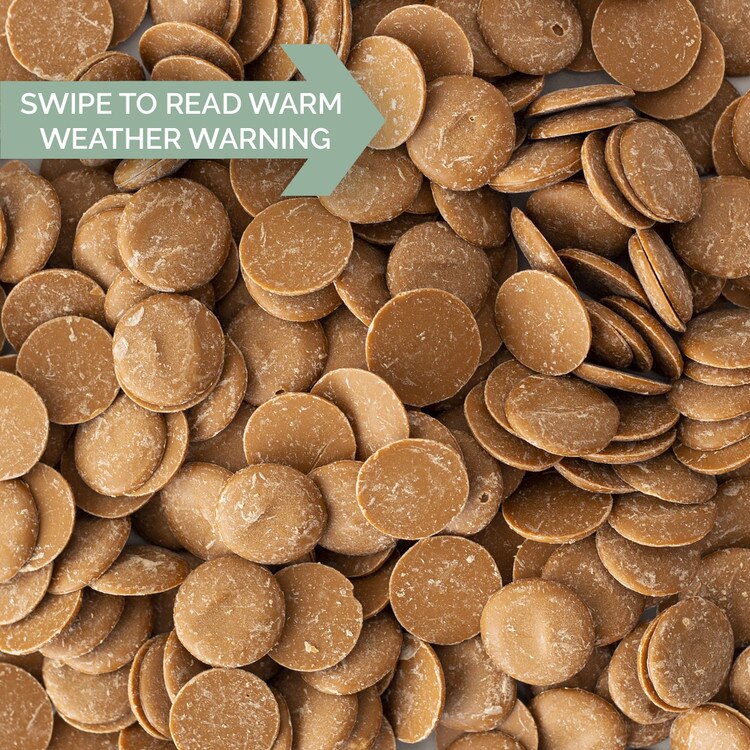 Sea Salt Caramel Wafers - 25 lb. Case
