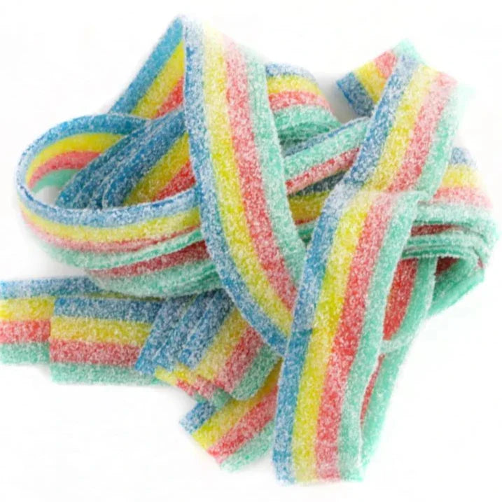 6 oz Rainbow Sour Belts