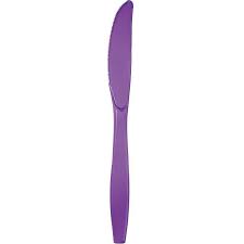 Solid Color Plastic Knives