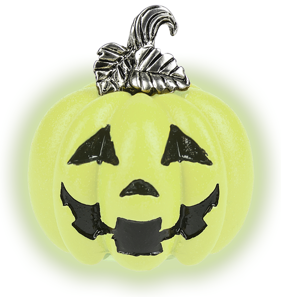 Lucky Little Jack-O-Lantern Glow in the Dark Charm