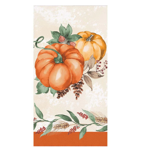 Harvest Delight Paper Guest Towel Napkin
