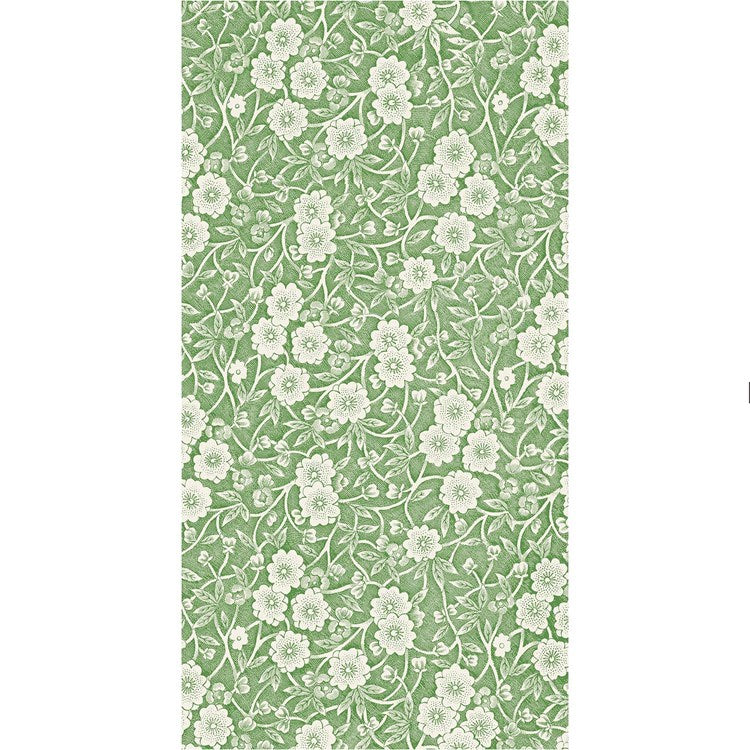 Green Calico Guest Napkin