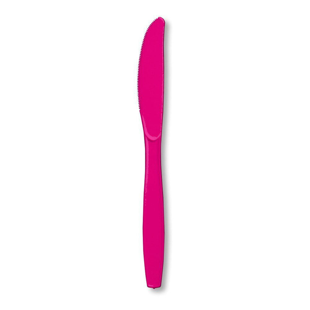 Solid Color Plastic Knives