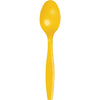 Solid Color Plastic Spoons