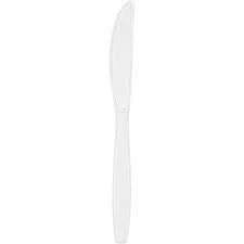 Solid Color Plastic Knives