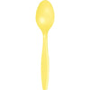 Solid Color Plastic Spoons