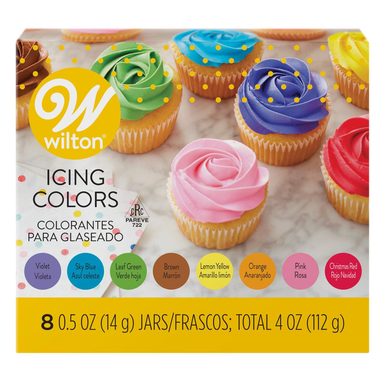 Wilton 8 Icing Colors Set