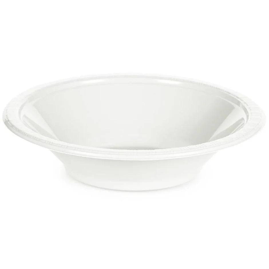 Solid Color 12oz Plastic Bowls