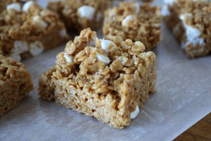 Salted Caramel Rice Krispie Treats